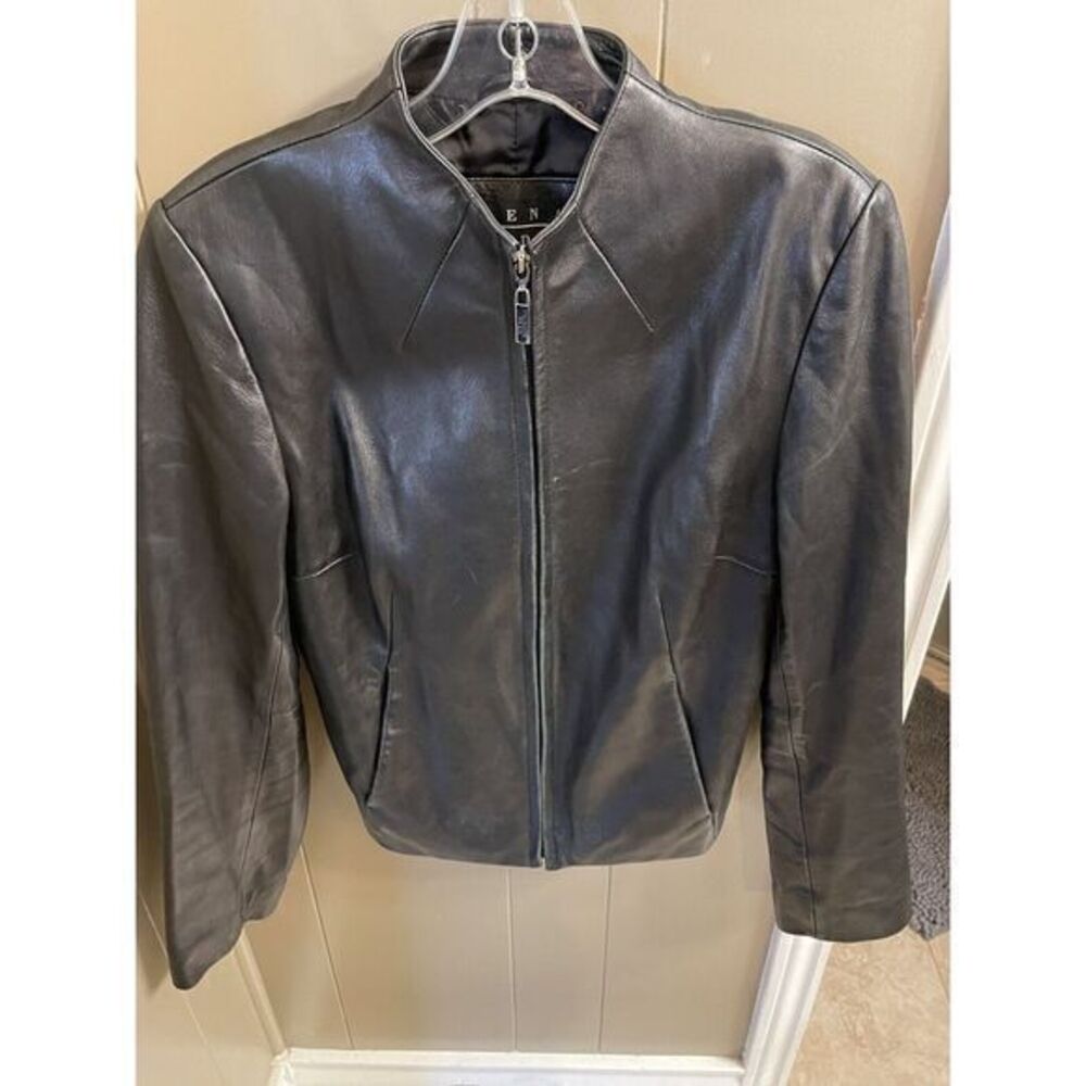 Black Leather Jacket by Siena Studio